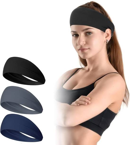 PAROPKAR Non Slip Running Tie Headband for Women Men Gym Running Tennis Karate Athletics Head Band