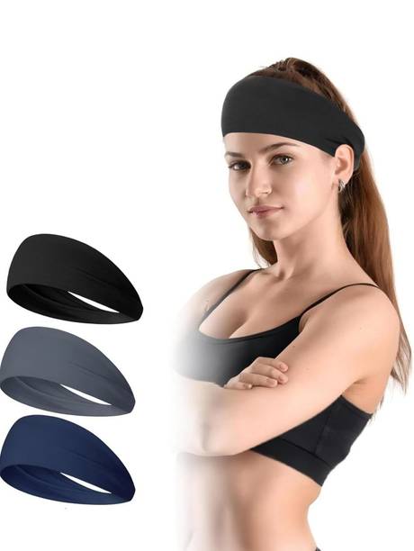 PAROPKAR Non Slip Running Tie Headband for Women Men Gym Running Tennis Karate Athletics Head Band