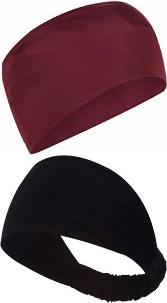 Bismaadh Men & Women Solid for Sports, Cycling, Walking, Exercise, Biking etc Head Band