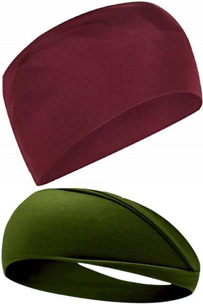 Bismaadh Men & Women Solid for Sports, Cycling, Walking, Exercise, Biking etc Head Band