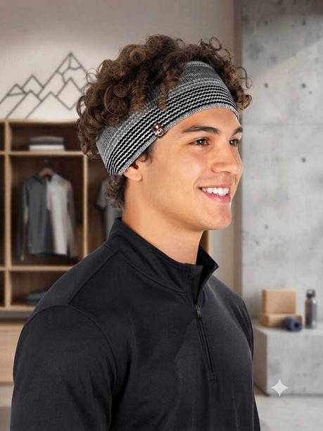 Tiny Tales Unisex Knitted Woolen(IND*714) Headband for Men Head Band