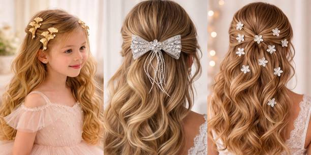 Ikhodal Beautiful Elegant Hair Accessories for Women Girls Hair Accessory Set