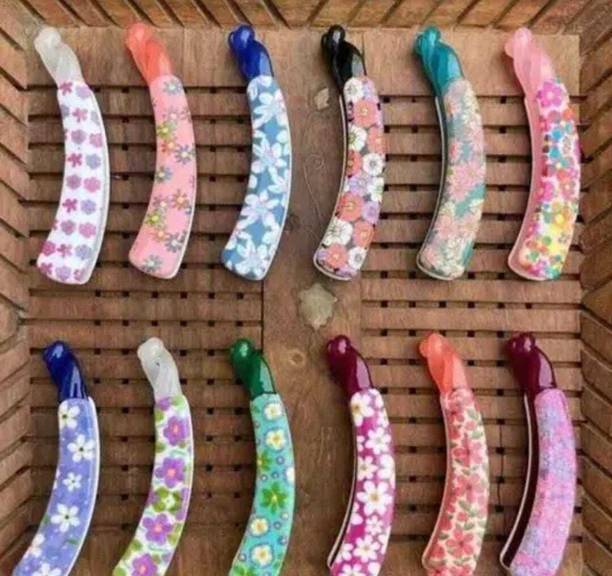 Vivalace Banana Hair Clip for Women Hair Catch Banana Clips Hair Clips for Women (Pack 4) Hair Clip