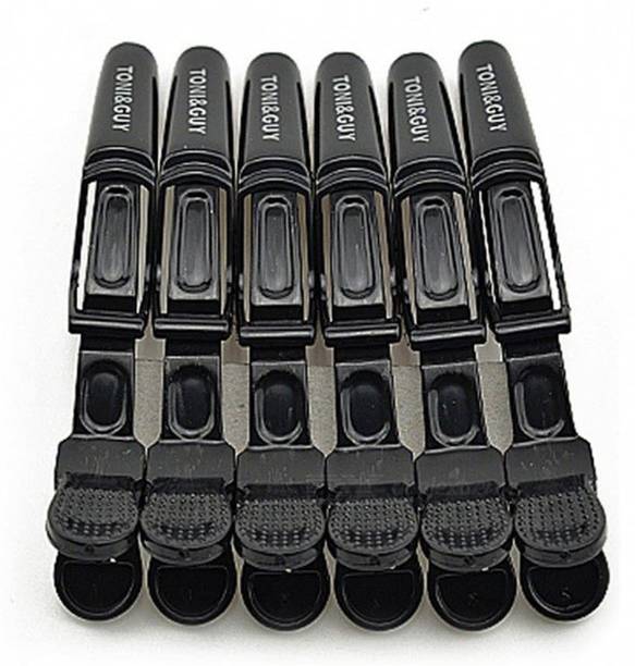 tony&guy Tony & Guy Black Crocodile Clips, Sectioning. Hair Clip