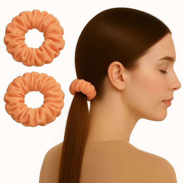 BELEZA VIVA Silk Hair Rubber Bands For Women's & Girls Scrunchie For All Hairs Type Hair Band