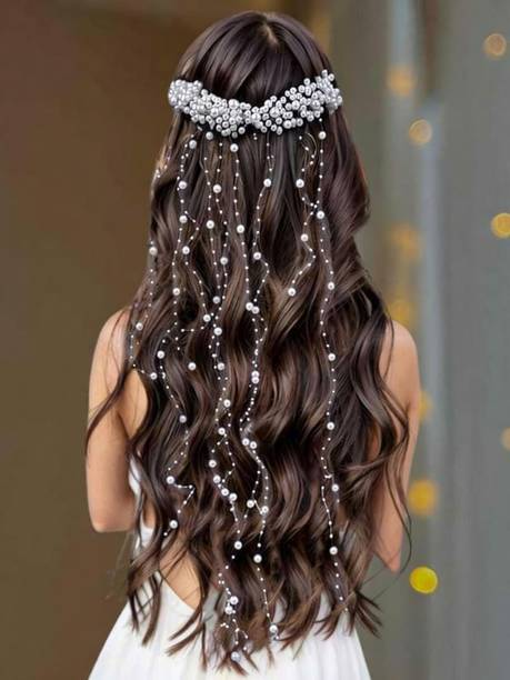 Lunox Full hair decoration Tiara for Women & Girls Hair Accessory Set