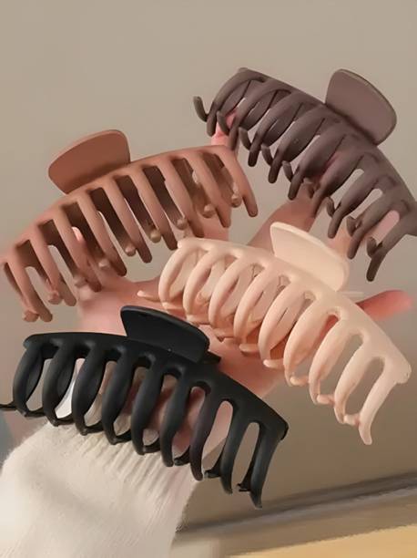 Freebies Multicolour Hair claw clips, Hair clucther for gilrs & womens 4pcs Hair Clip