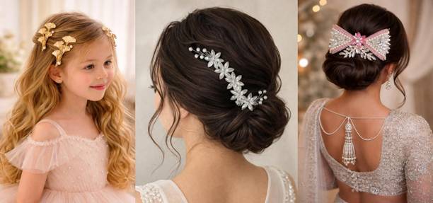 Ikhodal Beautiful Elegant Hair Accessories for Women Girls Hair Accessory Set