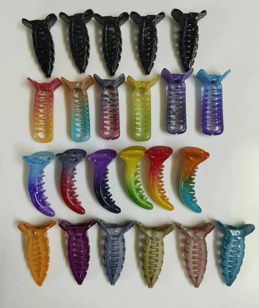 DELEENA Trendy Clips (Pack of 4) Banana Clip