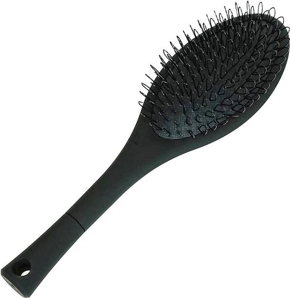 LeModish Loop Brush (Black) / Safe Tool for 100% Remy Human Hair Extensions & Wigs Hair Accessory Set