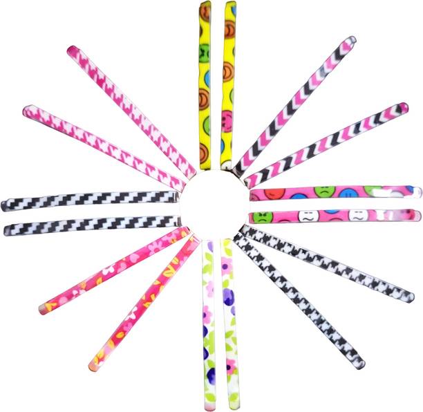 MYYNTI Colorful Bobby Pins for Women Hair pin (pack of 12 pair) Hair Pin