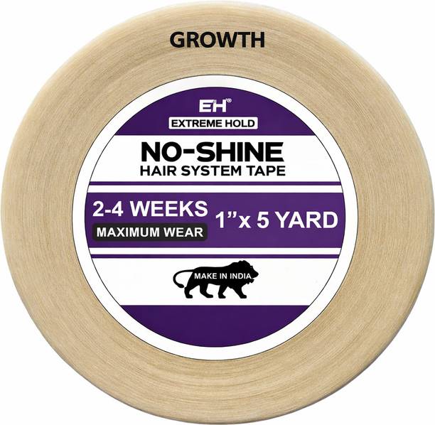 Growth No-Shine Hair System Tape 1"x5 yard White liner Silicon tape for wigs hair patch Hair Accessory Set