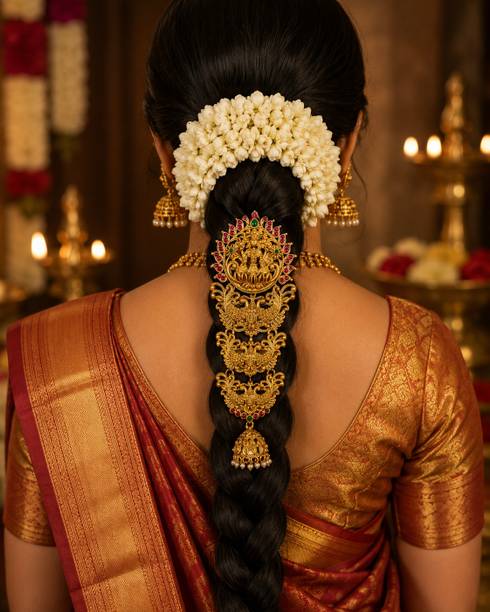 Adyashree Emporium LAXMI Women HAIR JADA pillai set Hair Pin