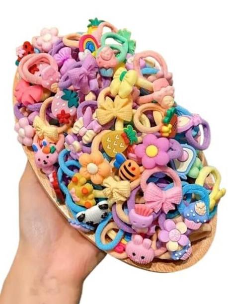Tintoo 20 pcs Cartoon Hair Bands for Girls Babies and Kids Hair Band