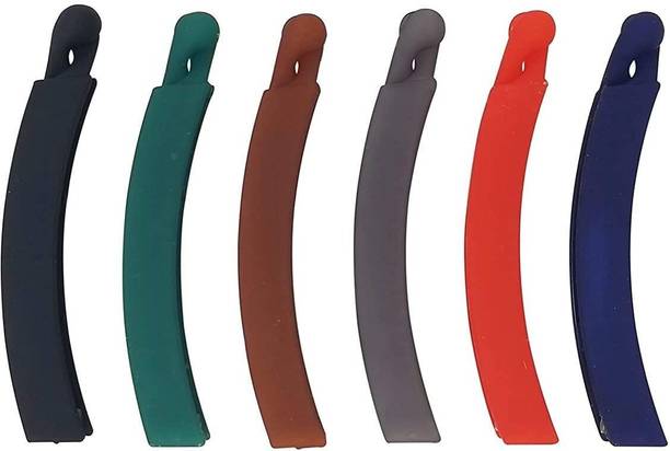 Kaima Clutcher for Women Hair Clips/Banana Clip Hair Accessories (Pack of 6) Banana Clip