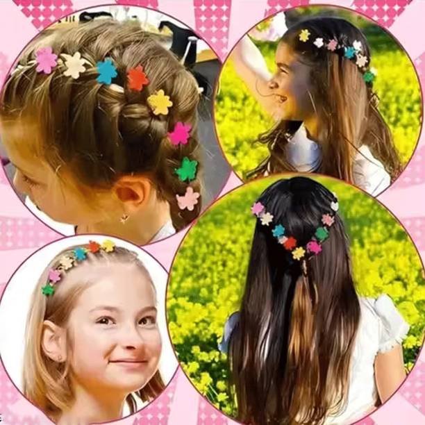GYFT AURA FlowerPop Mini Clips Pack (50 Pcs) Hair Clip