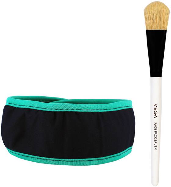 वेगा Face Pack Brush and Facial Band Combo (VCP-03)