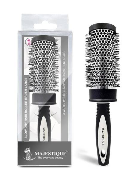 MAJESTIQUE Blow Dryer Brush, Large Ion Brush, Drying Straightening Curling (2 Inch)