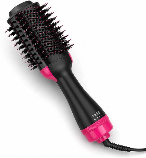 vartelle 4 In 1 Hot Air Hair Brush Dryer Volumizer Styler Black