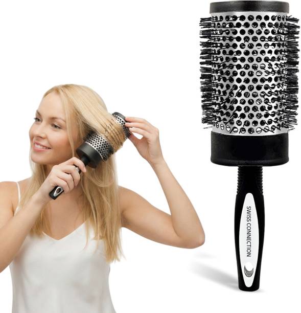 Swiss Connection Lightweight Blow Dryer Brush for Quick Styling & High-Volume Hair