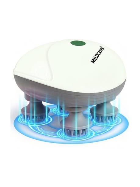 MILDCARES Rechargeable Scalp Massager | 4 Rotating Nodes | For Hair Growth & Stress Relief