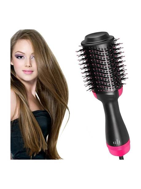 BSRENTERPRISEZ Hot Air Brush, 3 in 1 One Step Hair Dryer & Styler Brush for All Hair Types