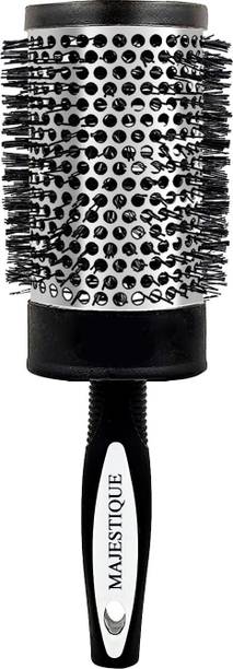 MAJESTIQUE Round Blow Dry Hair Brush For Blow Drying - Lightweight Hair Brush - UNISEX