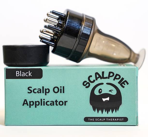Scalppie Hair Scalp Oil Applicator Black Color