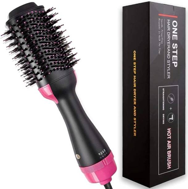 DPVENTERPRISE OneStep Hair Dryer Hot Air Brush BlowDryerHairDryer1000 W, BlackOneStepHairDryer
