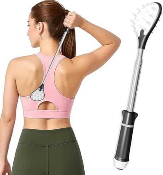 KASHTGO Premium Extendable Back Scratcher with Massaging Head & Easy-Grip Handle
