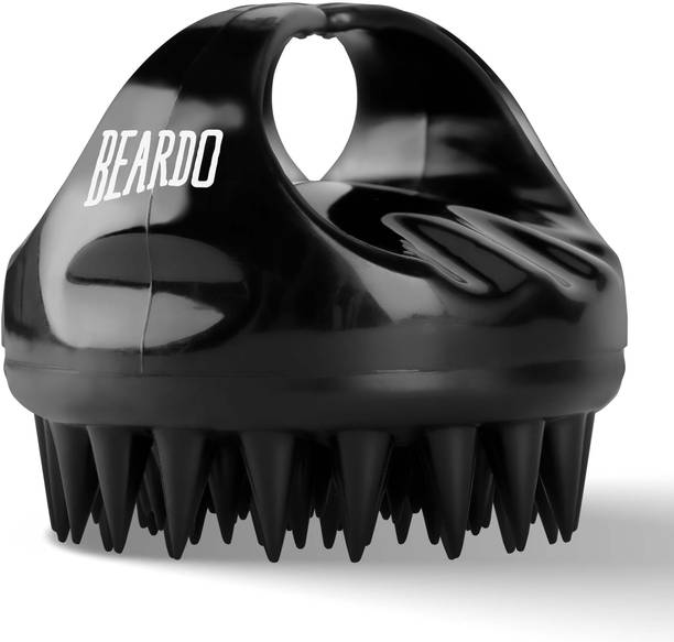 BEARDO Round Scalp Massager Brush with Soft Bristles Anti Dandruff
