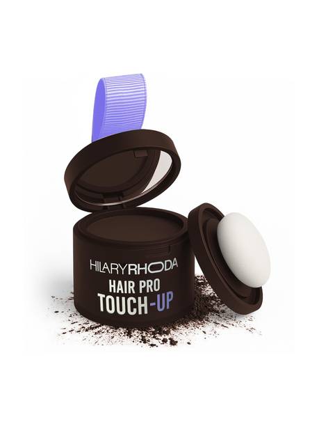 Hilary Rhoda Hair Pro Touch Up | Instant Grey Roots & Bald Spots Coverage , Deep Brown - Shade 02