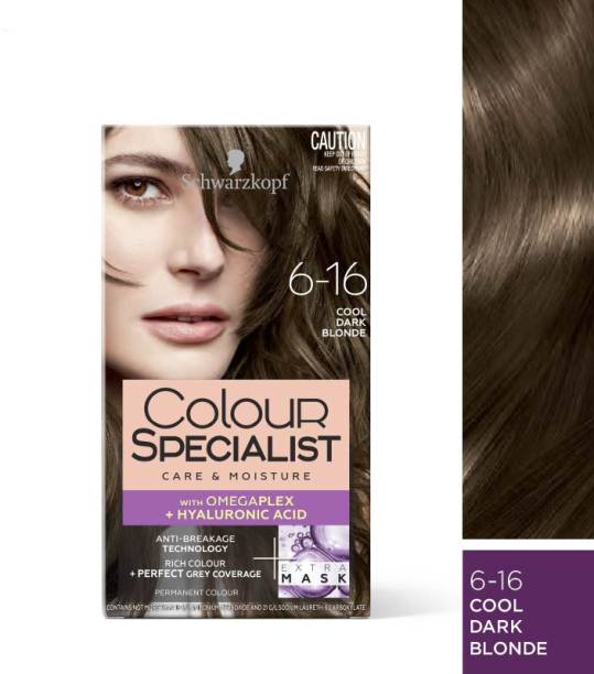 Schwarzkopf Colour Specialist Permanent Hair Colour , 6.16 Cool Dark Blonde