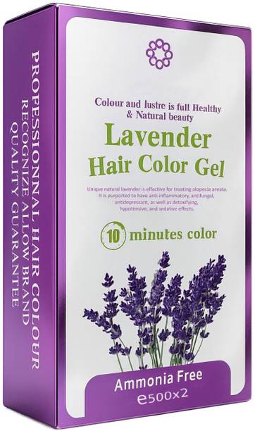 Scheibe Lavender Flavoured 10 Minutes Hair Color Gel , Black