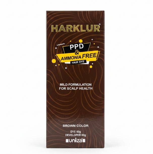 HARKLUR PPD And Ammonia Free , Brown Colour