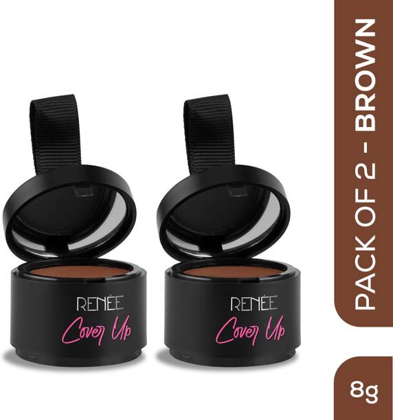 Renee Cover Up Hair Powder, Helps Cover Grey Roots & Bald Spots Instantly Pigmented 4g , Brown