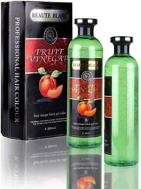 BEAUTE BLANC FRUIT VINEGAR HAIR DYE , BLACK