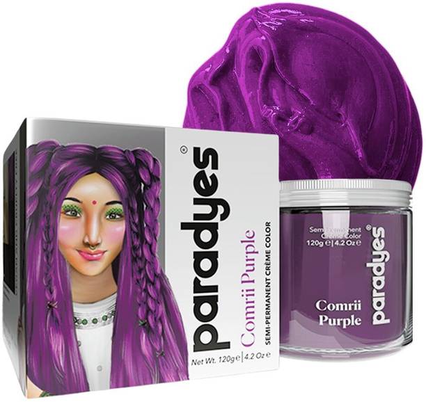 Paradyes Top-up Semi-permanent DIY Conditioner Based Hair Colour , Comrii Purple