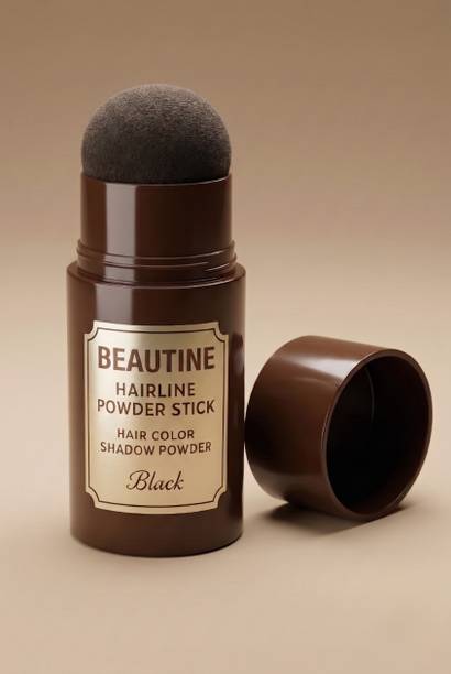 beautine Hairline Powder Forehead & Temple Shadow Trimming Hair Powder , Black
