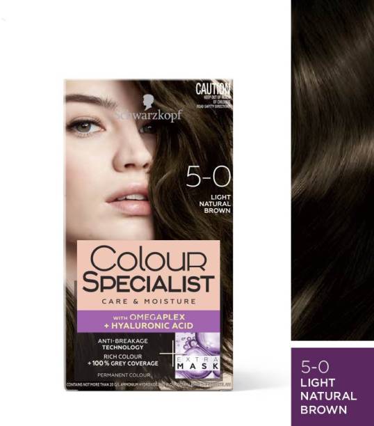 Schwarzkopf Colour Specialist Permanent Hair Colour , 5.0 Light Natural Brown