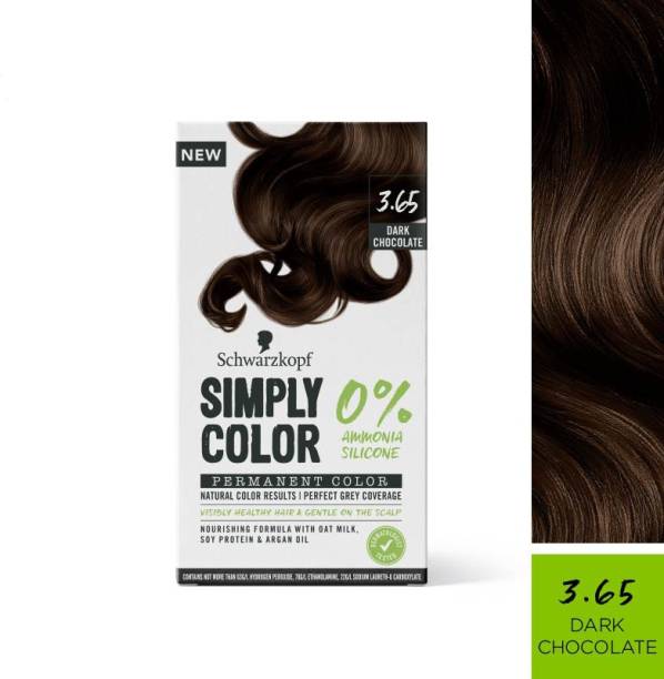 Schwarzkopf Simply Color Permanent Hair Colour , 3.65 Dark Chocolate