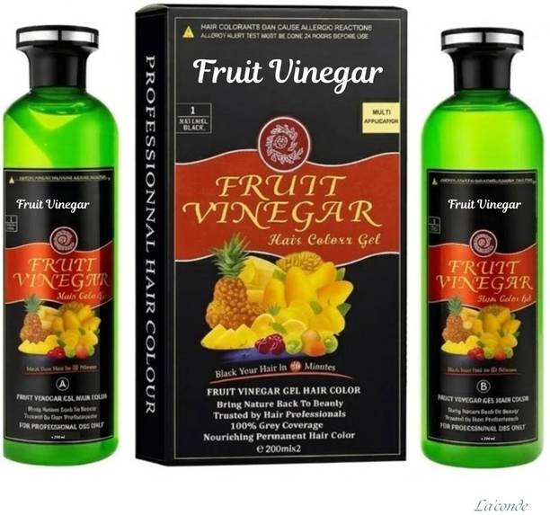 LA'CONDE Fruit Vinegar Hair Colour | Hair Colour Formula , Black