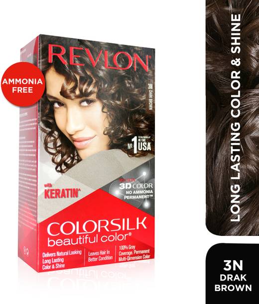 Revlon Colorsilk Hair Color with Keratin, , Dark Brown 3N