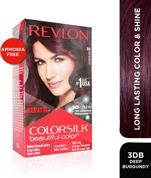 Revlon Colorsilk Hair Color with Keratin, , Deep Burgundy 3DB