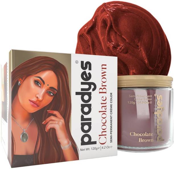 Paradyes Top-up Semi-permanent DIY Conditioner Based Hair Colour , Chocolate Brown