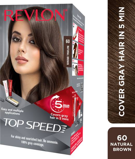 Revlon Top Speed Hair Color Woman , Natural Brown 60