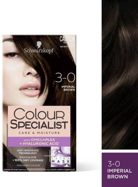 Schwarzkopf Colour Specialist Permanent Hair Colour , 3.0 Imperial Brown