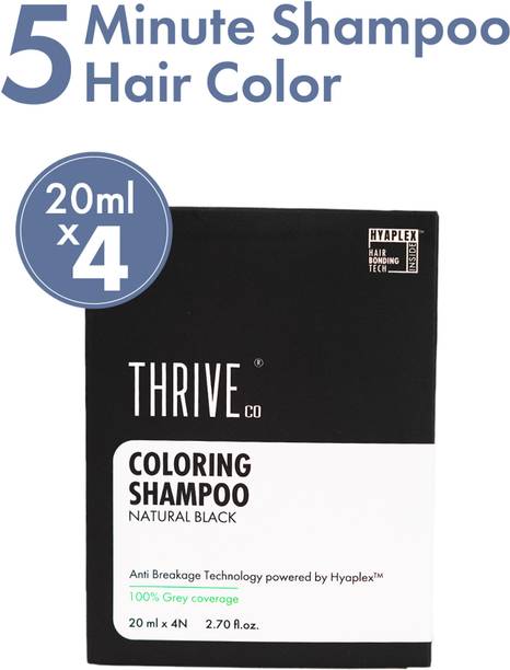 थ्राइवको Coloring Shampoo with Hyaplex™ for Rich, Shiny Colored Hair | Ammonia-Free हेयर कलर