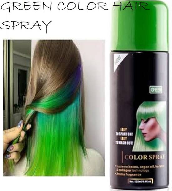 Luipui Temporary Hair Color Spray Green 125 Ml , GREEN