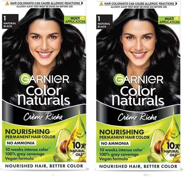 Garnier Men Color Naturals Crème hair color, Shade 1 Natural Black, 70ml + 60g , 1 Natural Black